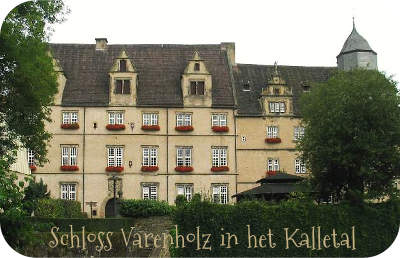 Schloss Varenholz en Gut Böddeken in het Kalletal, privéschool / internaat